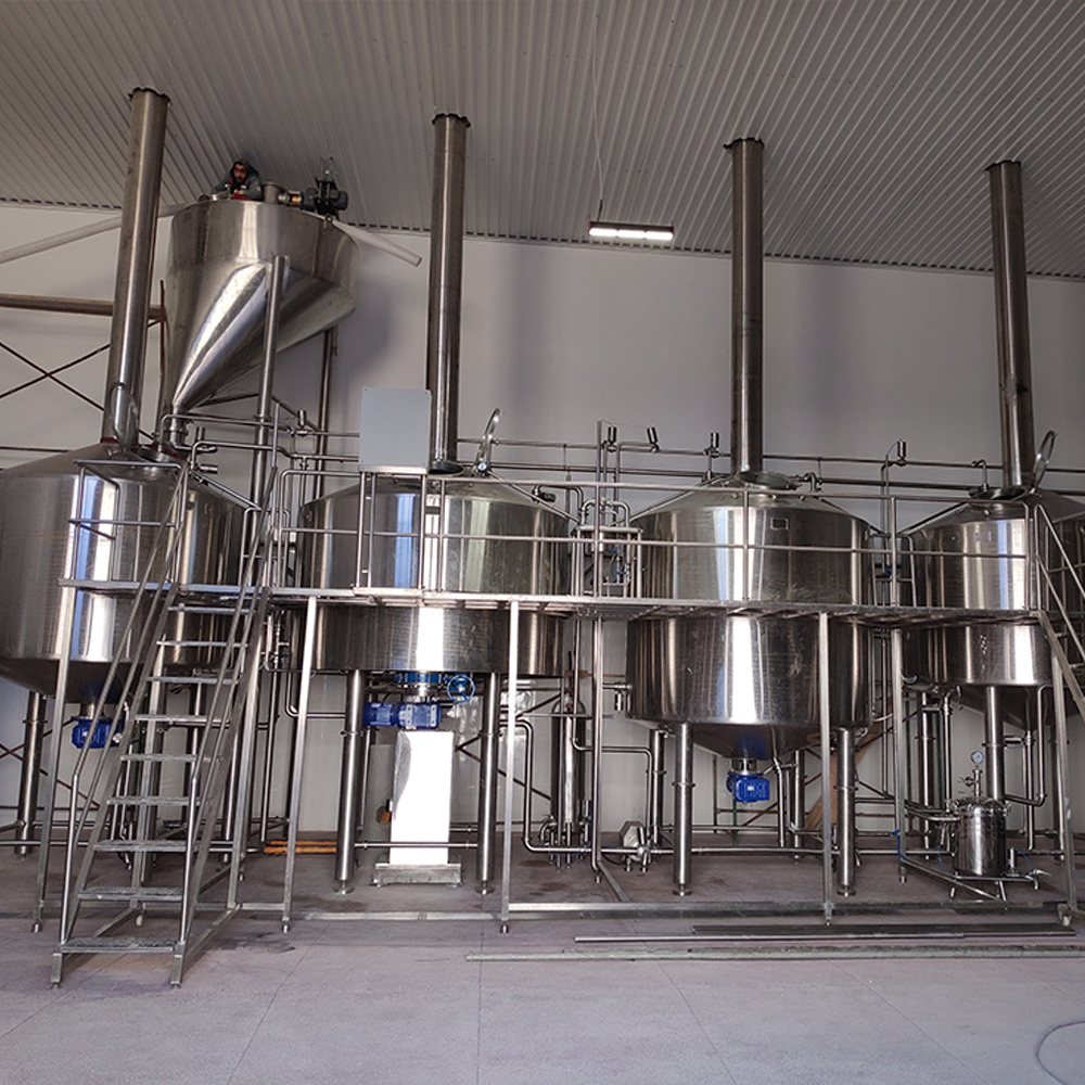 中东 五吨啤酒设备年产2万吨精酿啤酒厂