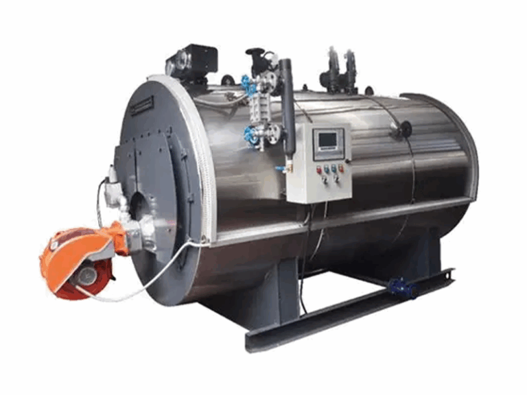 山东天泰啤酒设备-卧式燃气蒸汽锅炉