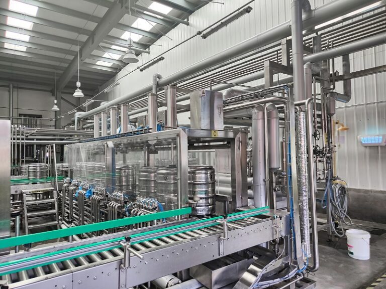 山东天泰啤酒设备-不锈钢KEG桶灌装线