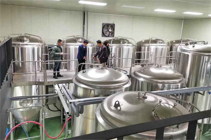 山东天泰5000L啤酒设备案例