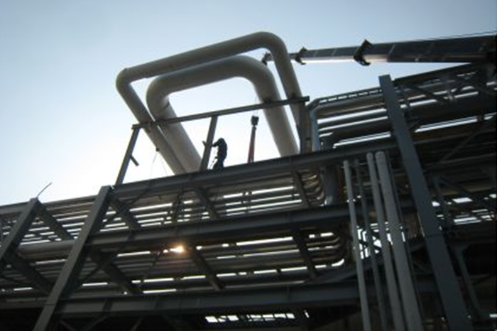 啤酒厂蒸汽管道